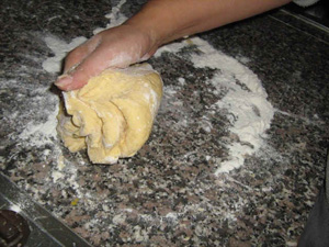 knead dough