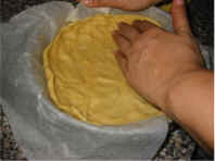 easter cake dough