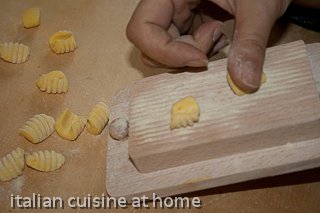 using gnocchi board