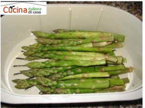 asparagus in steamer