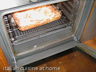 ovening lasagna