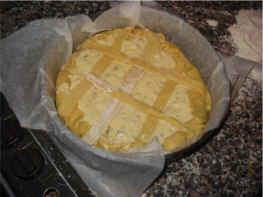 making easter grain pie
