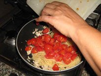 making gurnard spaghetti