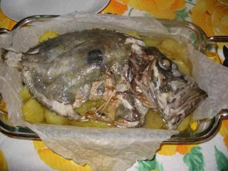 john dory with cognac baked in foil
