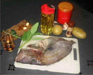 john dory fish with cooking ingredients