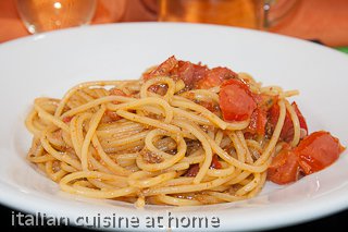 anchovies spaghetti