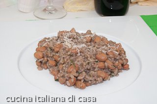 risotto with beans