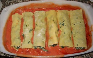separated cannelloni